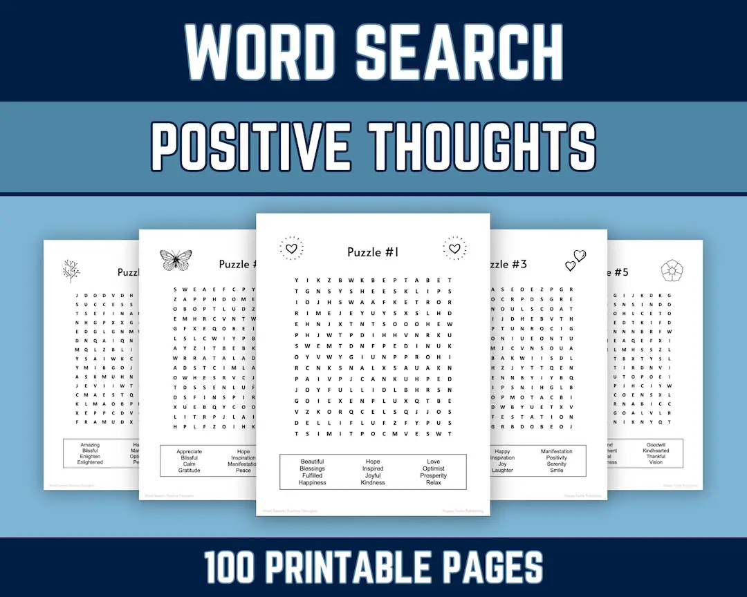 100 Word Search Printables