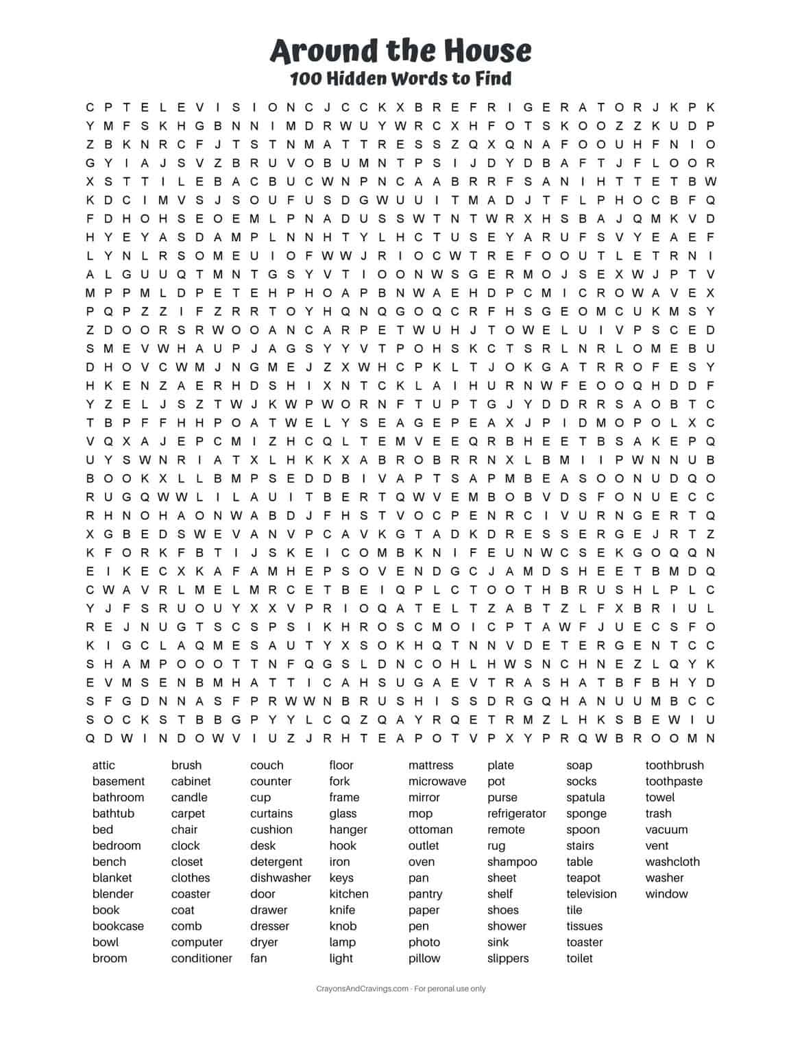 Printable Word Search Puzzles Free Printable