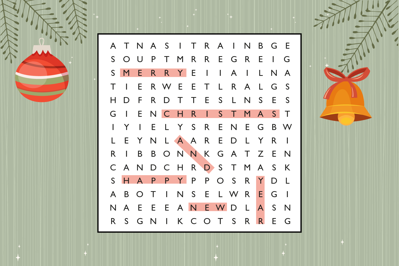 Printable Christmas Word Searches For Adults Printable Christmas Word Searches For Adults