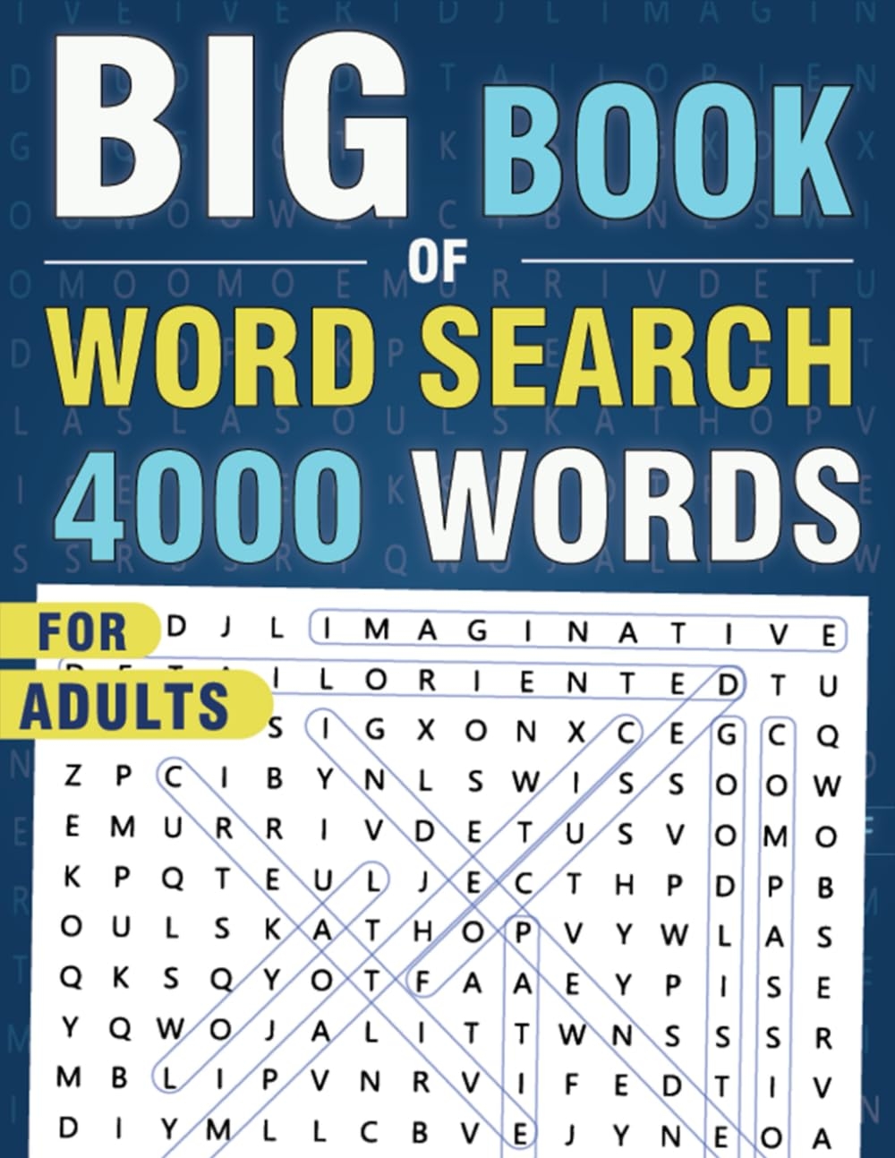 4000 Word Search For Adults Large Print 200 Themed Qatar Ubuy