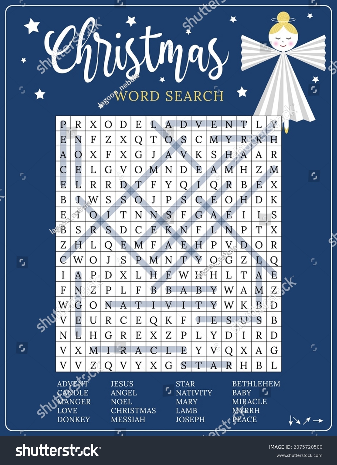 Christian Christmas Word Search