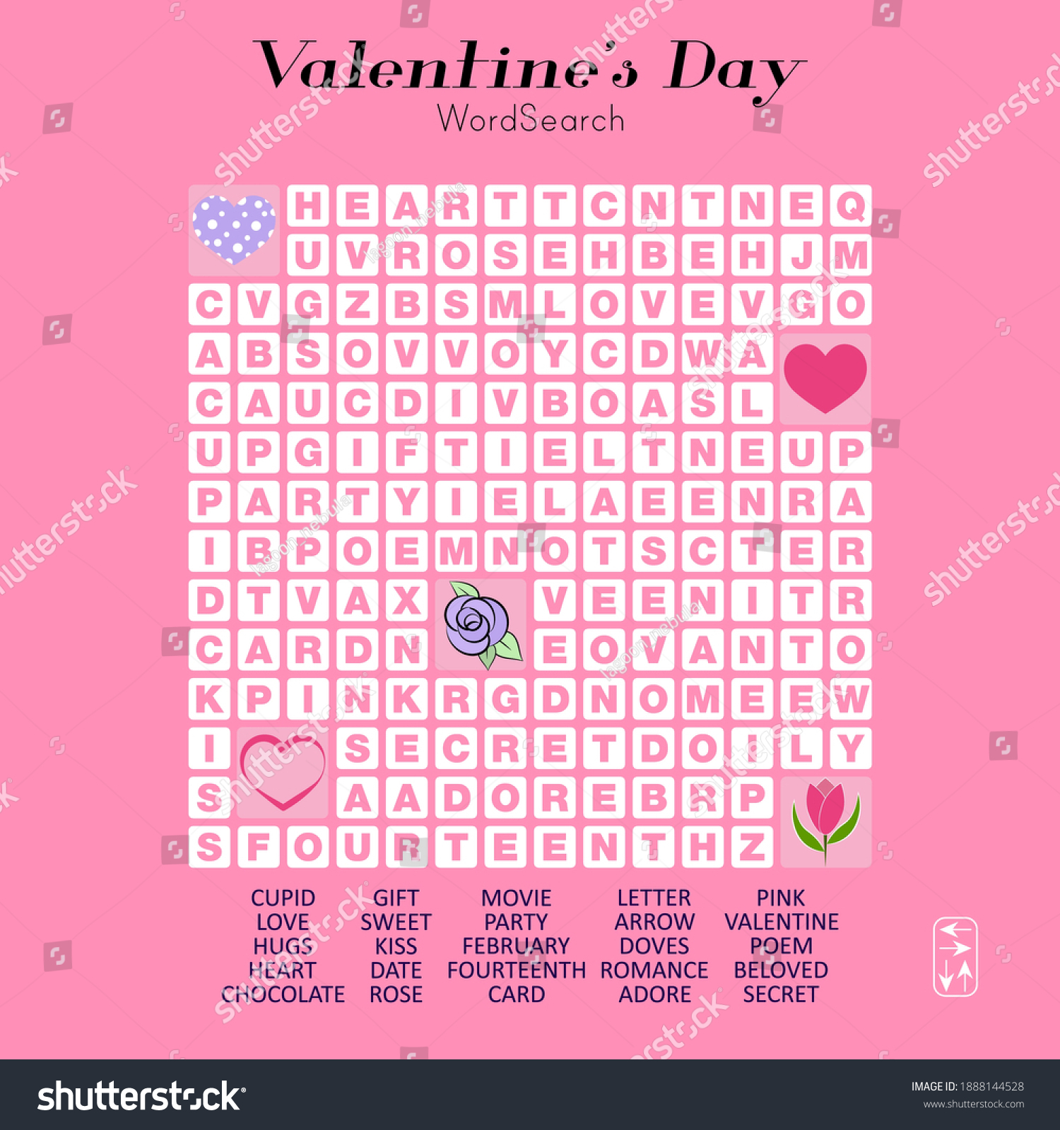 92 Valentine s Day Word Search Puzzle Royalty Free Images Stock Photos U0026 Pictures Shutterstock
