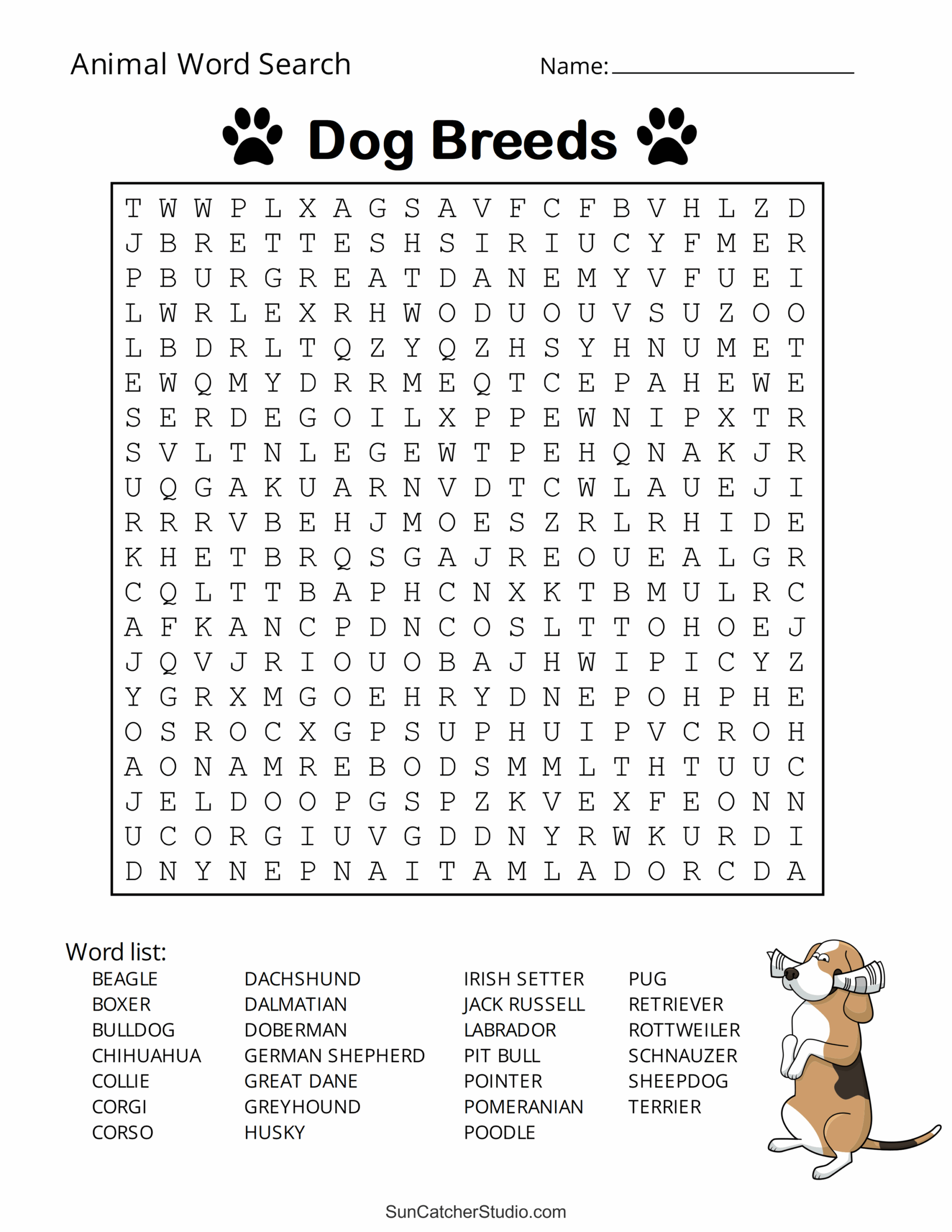 Hard Printable Word Searches Pdf