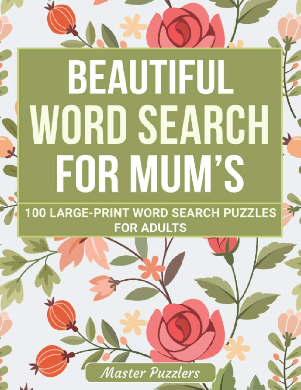 Flower Word Search Large Print