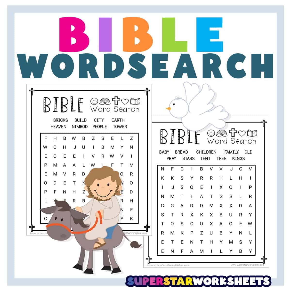 Free Printable Christian Word Search Puzzles