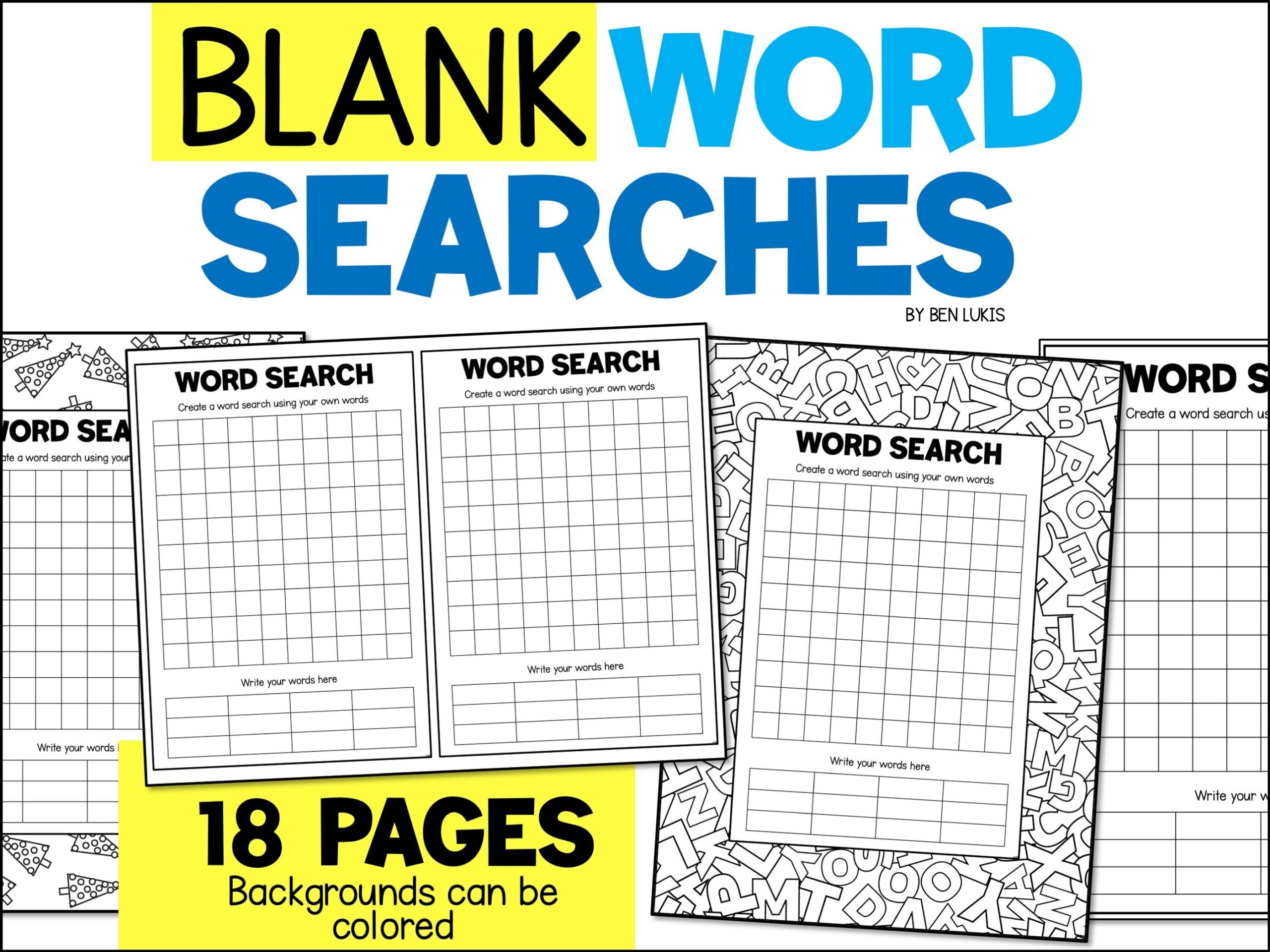 Make Your Word Search Printable