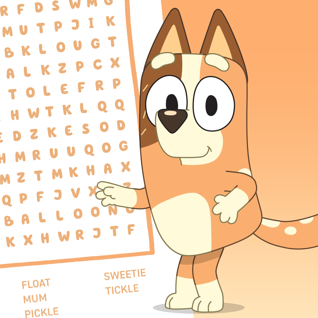 Bluey Official Word Search