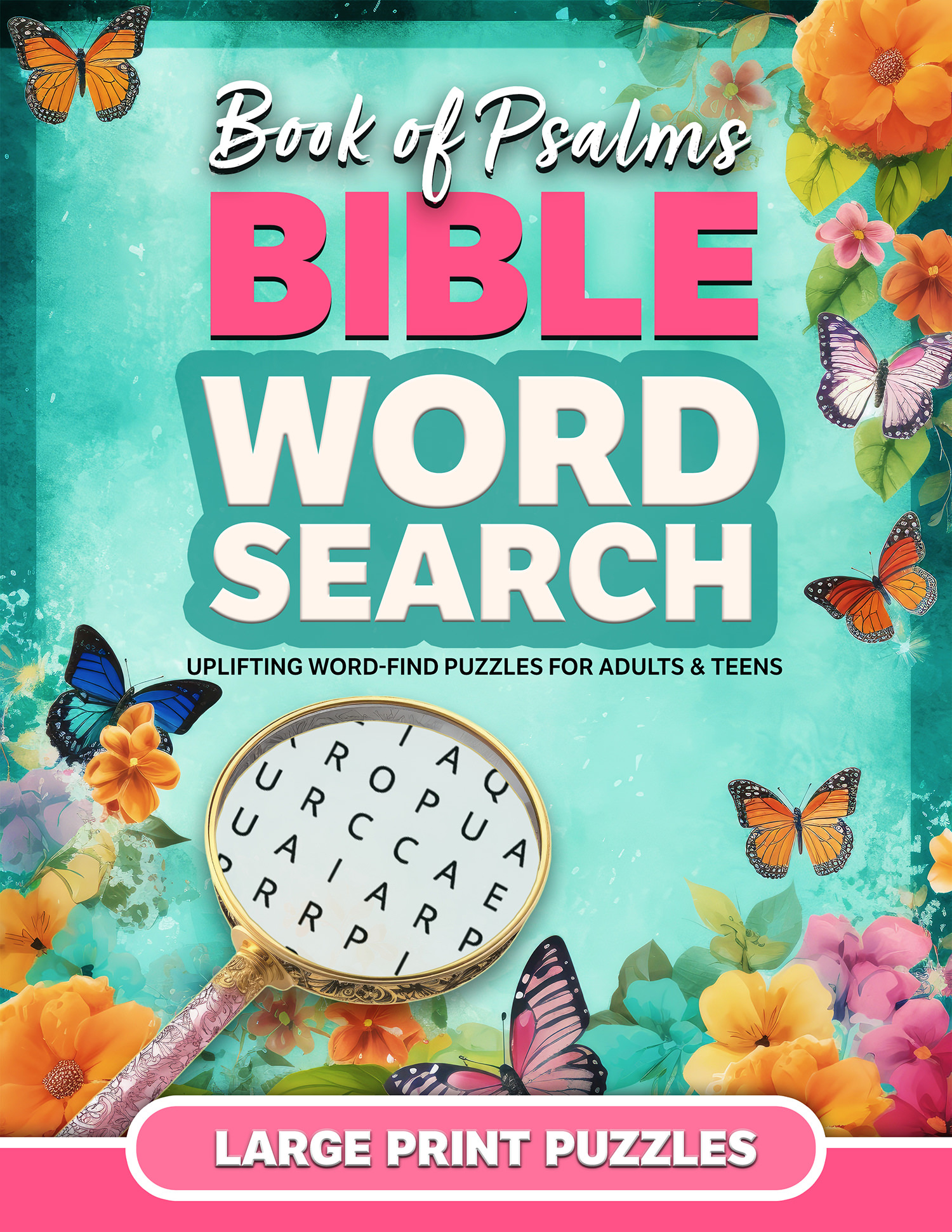 Book Of Psalms Bible Word Search KJV Figgy Designs