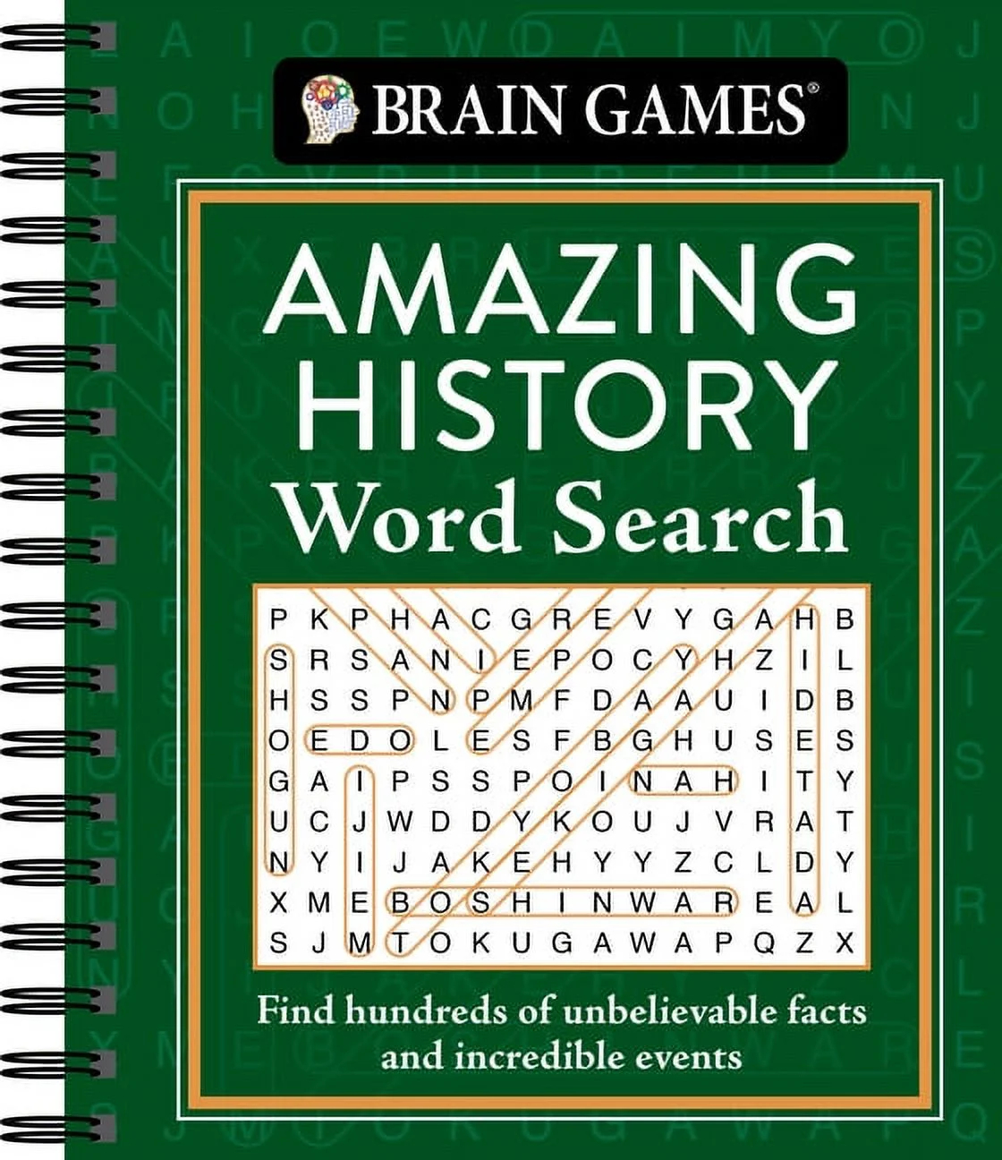 Brain Games Brain Games Amazing History Word Search Find Hundreds Of Unbelievable Facts And Incredible Events Other Walmart