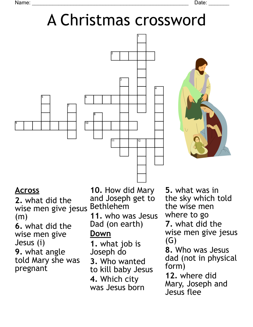 Christmas Crossword WordMint