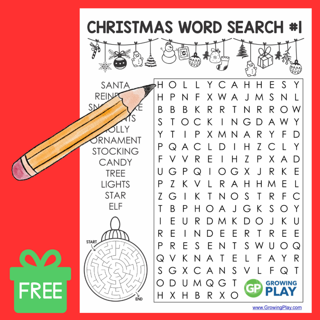 Free Printable Christmas Word Searches Free Printable Christmas Word Searches