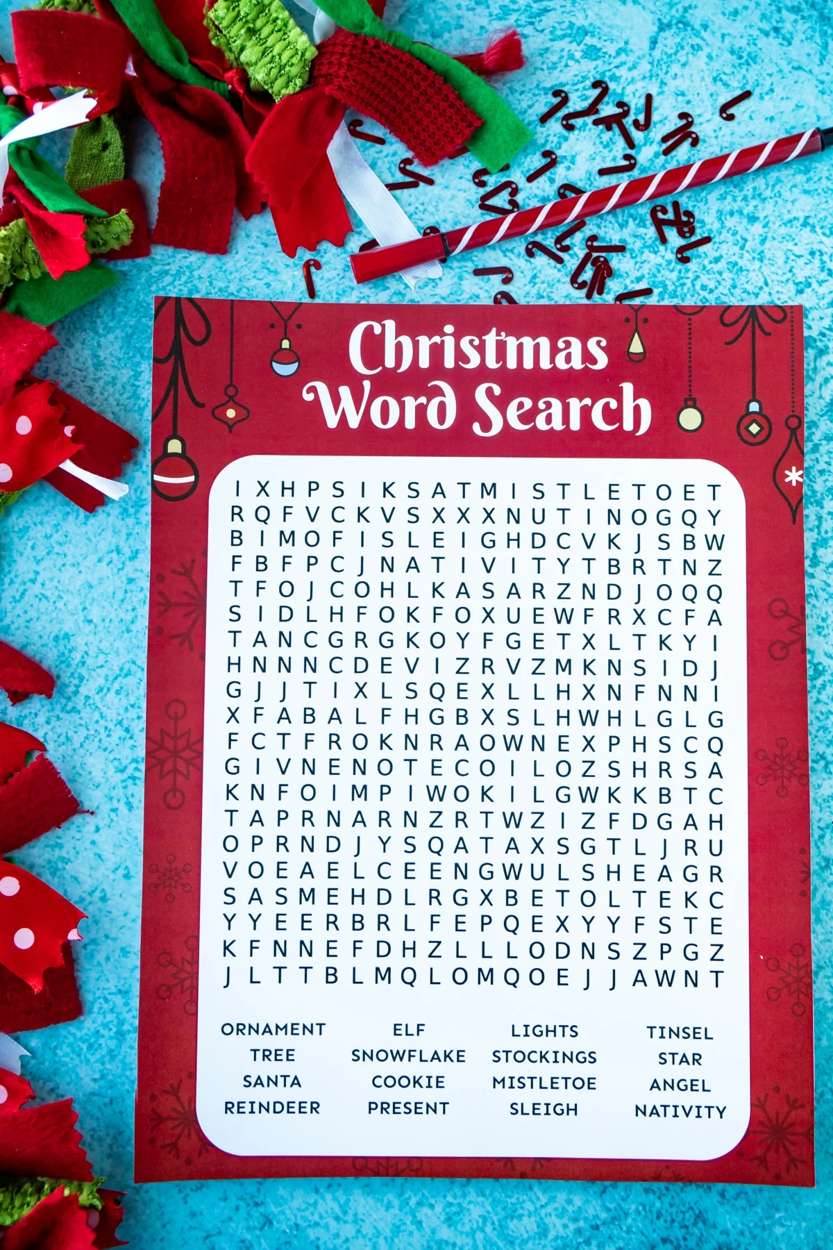Printable Christmas Word Search For Adults