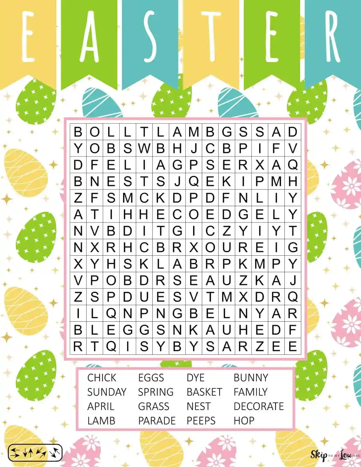 Collection Of Fun Easter Word Search Skip To My Lou Collection Of Fun Easter Word Search Skip To My Lou