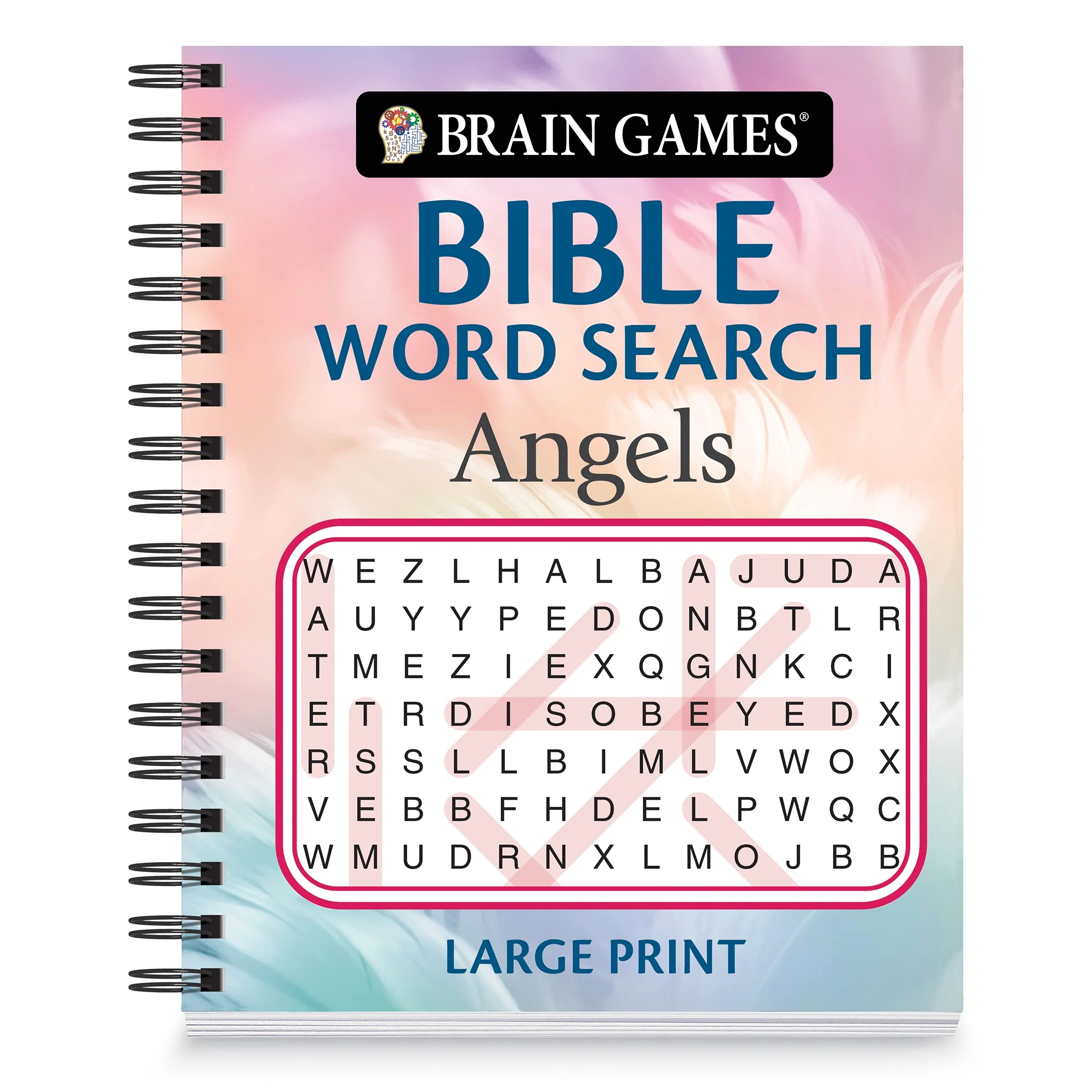Collections Etc Brain Games Large Print Bible Word Search Puzzle Book Walmart Business Supplies