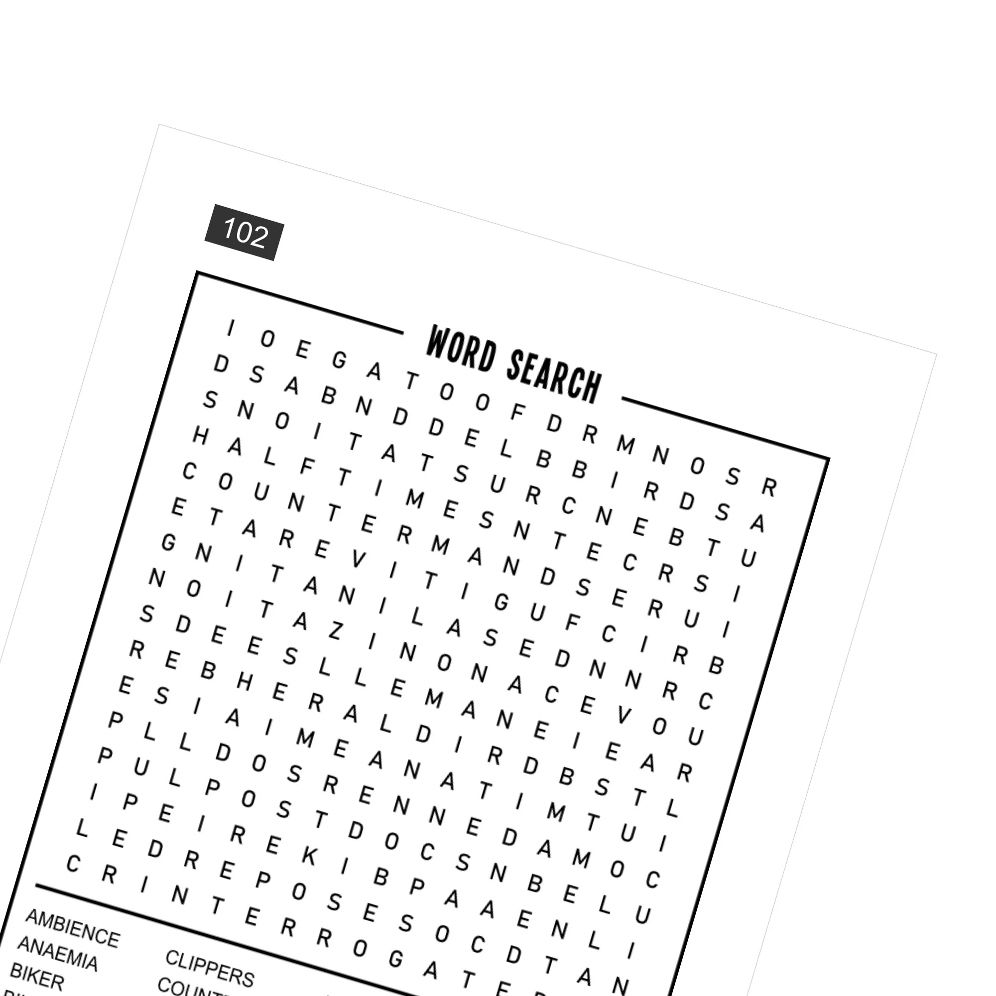 Digital Download 100 Printable Word Search Puzzles For Adults U0026 Seniors Large Print Activities Games Includes Solutions Printable Pages Etsy