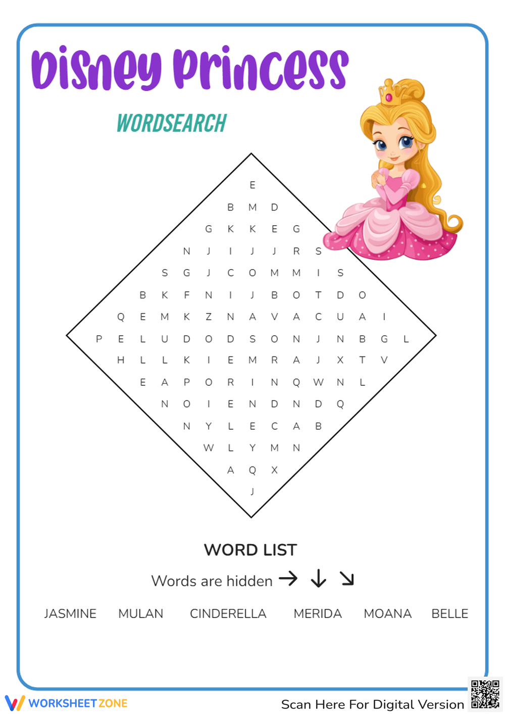 Disney Word Search
