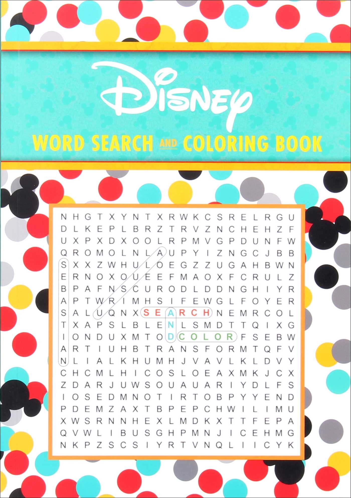 Disney Word Search And Coloring Book Book By Editors Of Thunder Bay Press Official Publisher Page Simon U0026 Schuster Canada
