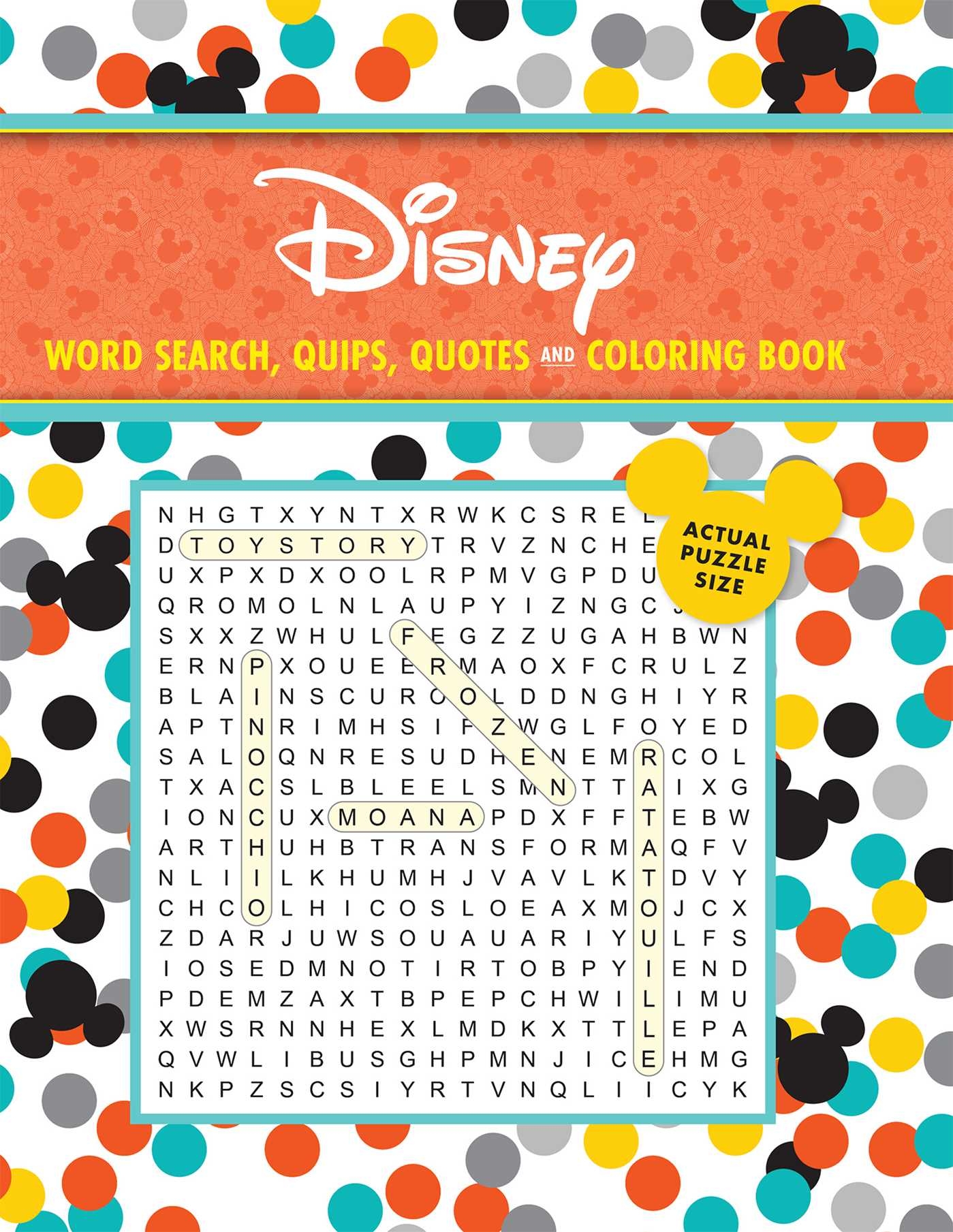 Disney Word Search Quips Quotes And Coloring Book Book By Editors Of Thunder Bay Press Official Publisher Page Simon Schuster