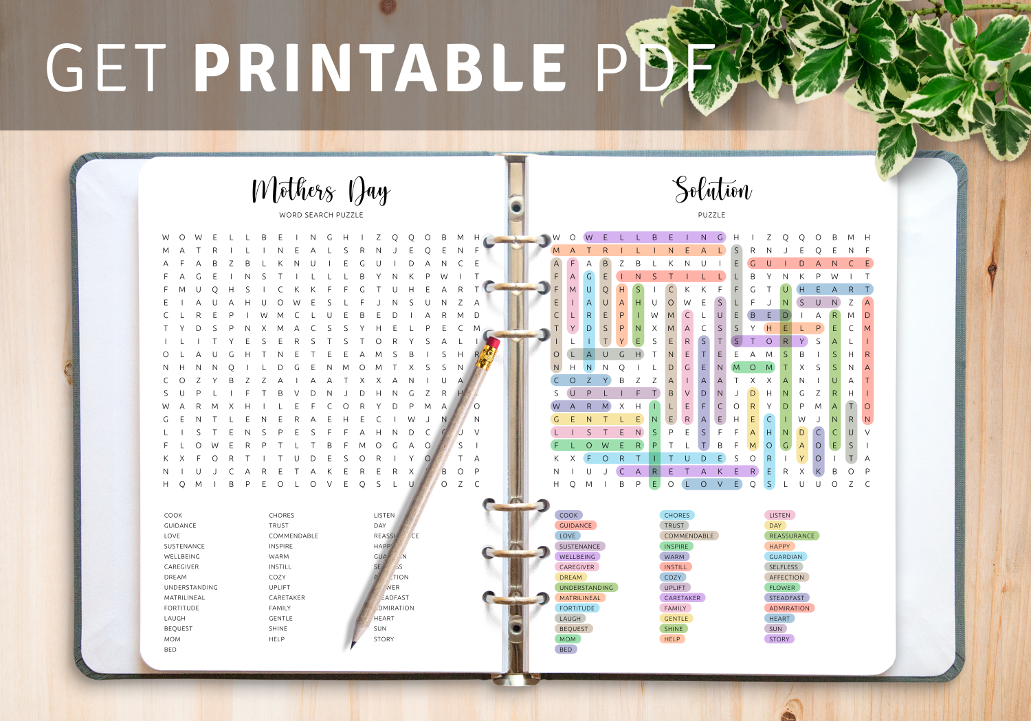 Download Mother s Day Word Search Printable In PDF Download Mother s Day Word Search Printable In PDF