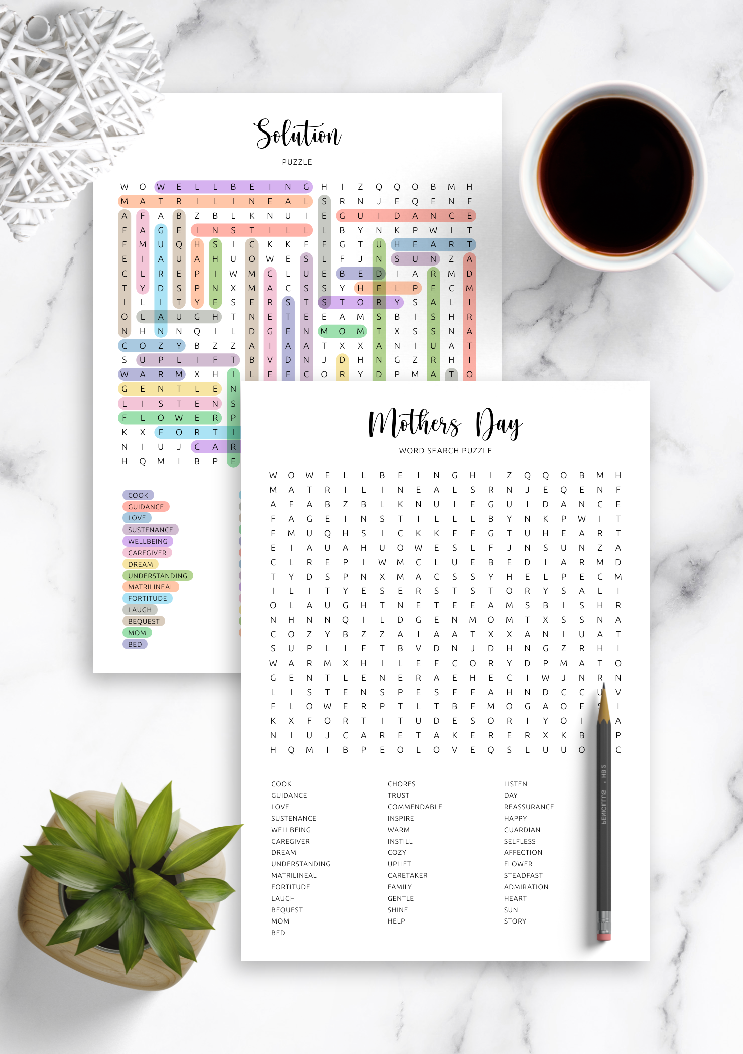 Mother's Day Word Search Printable Pdf Mother's Day Word Search Printable Pdf