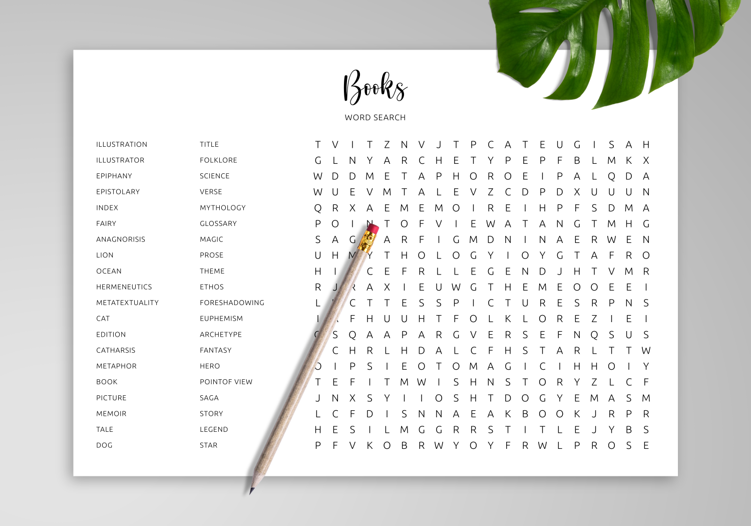 Printable Word Search Book Free