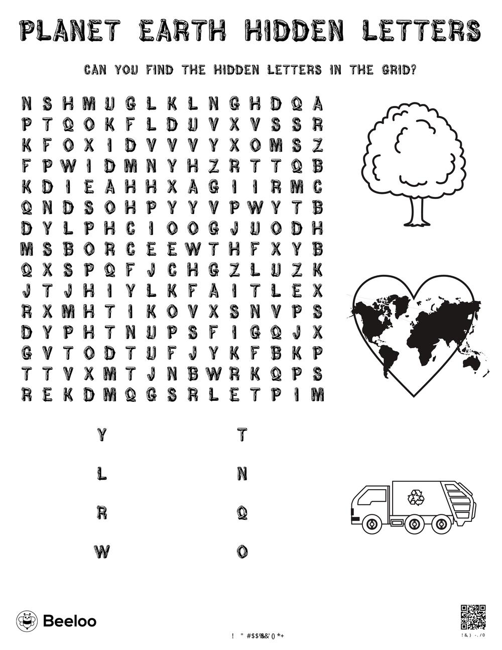 Word Search Earth Day