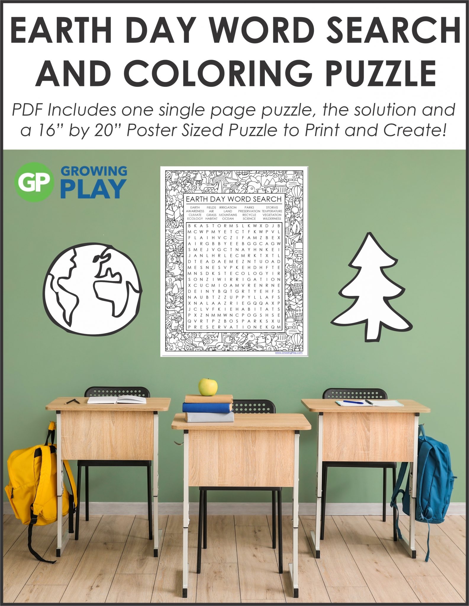 Earth Day Word Search Pdf