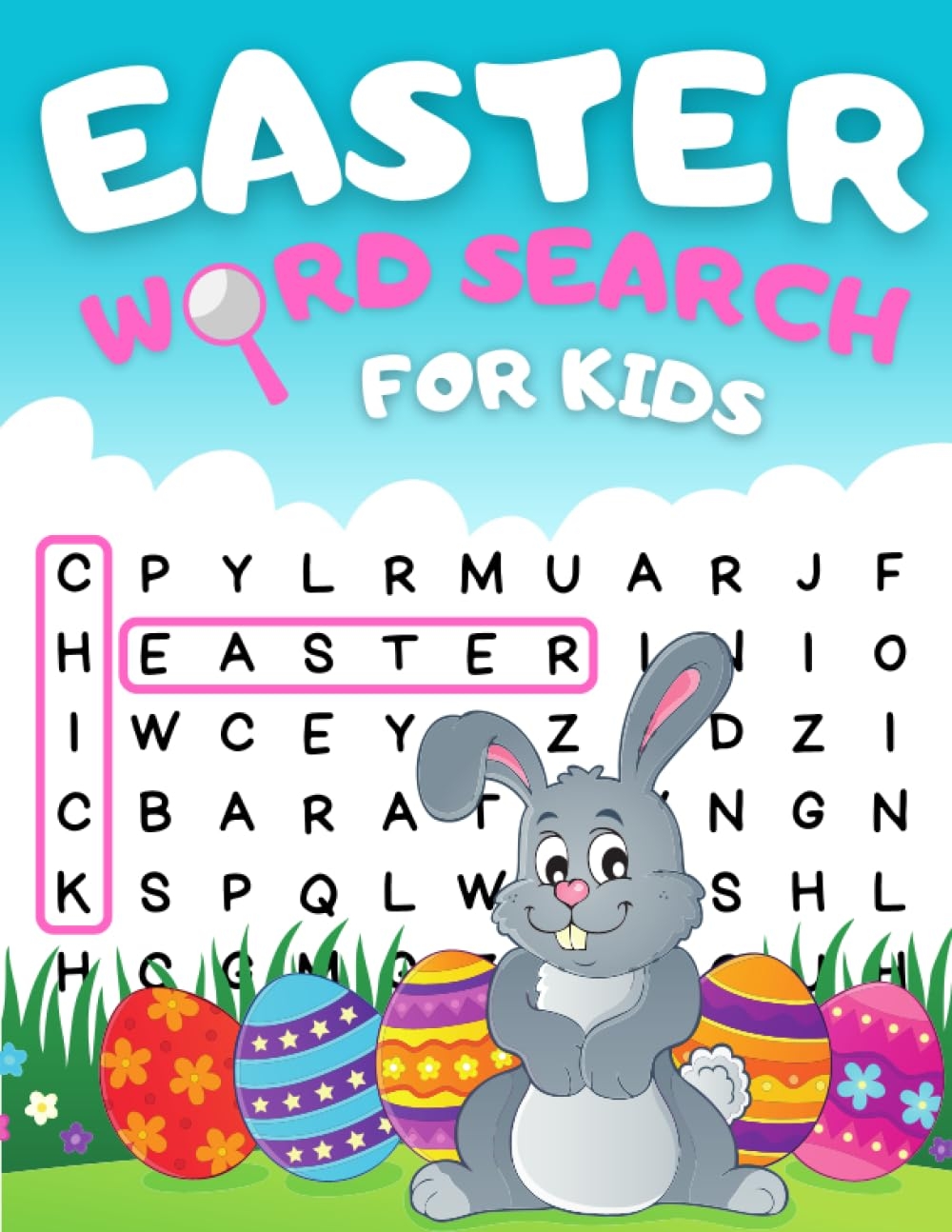 Easter Word Search For Kids Holiday Seasonal Word Search Puzzle With Answers Happy Easter Day Workbook For Boys And Girls Ages 6 12 Exercise 10 Bonus Coloring Pages 