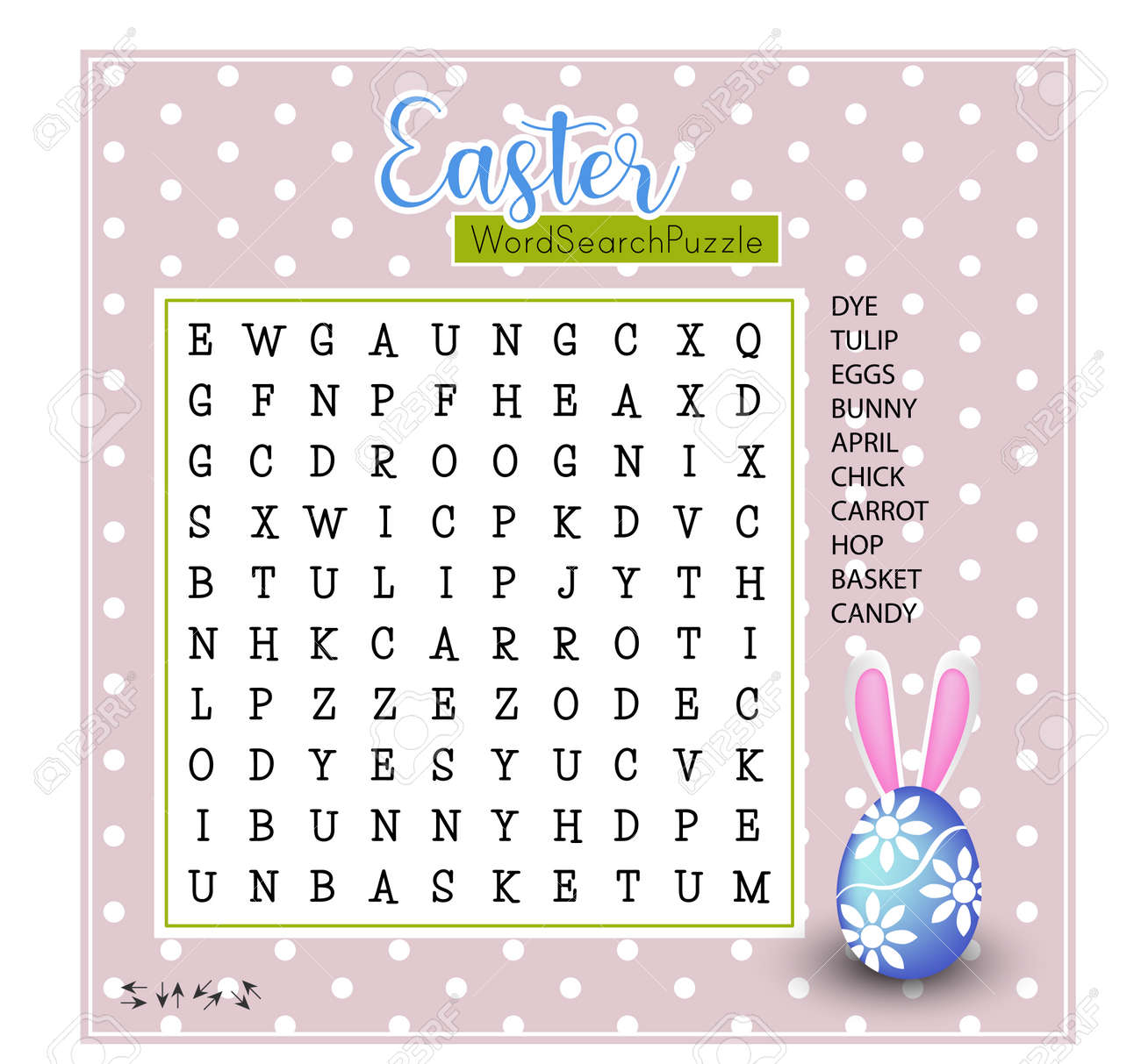 Easter Word Search Printable For Kids Easter Word Search Printable For Kids