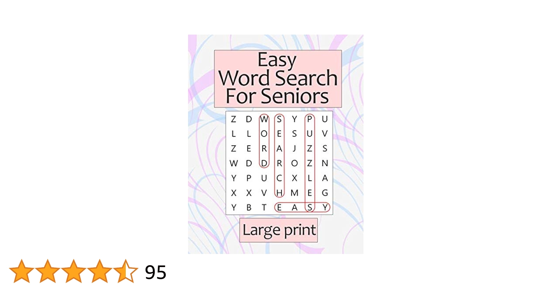 Easy Word Search For Seniors Large Print Word Search Puzzle Books For Seniors Makes A Great Gift Team Word Search Activity Book 9798616577269 Amazon Books