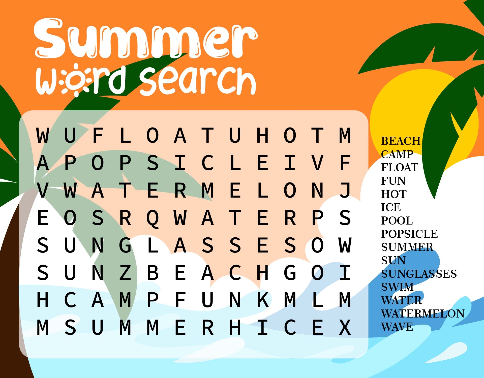 Printable Word Search For Seniors Free