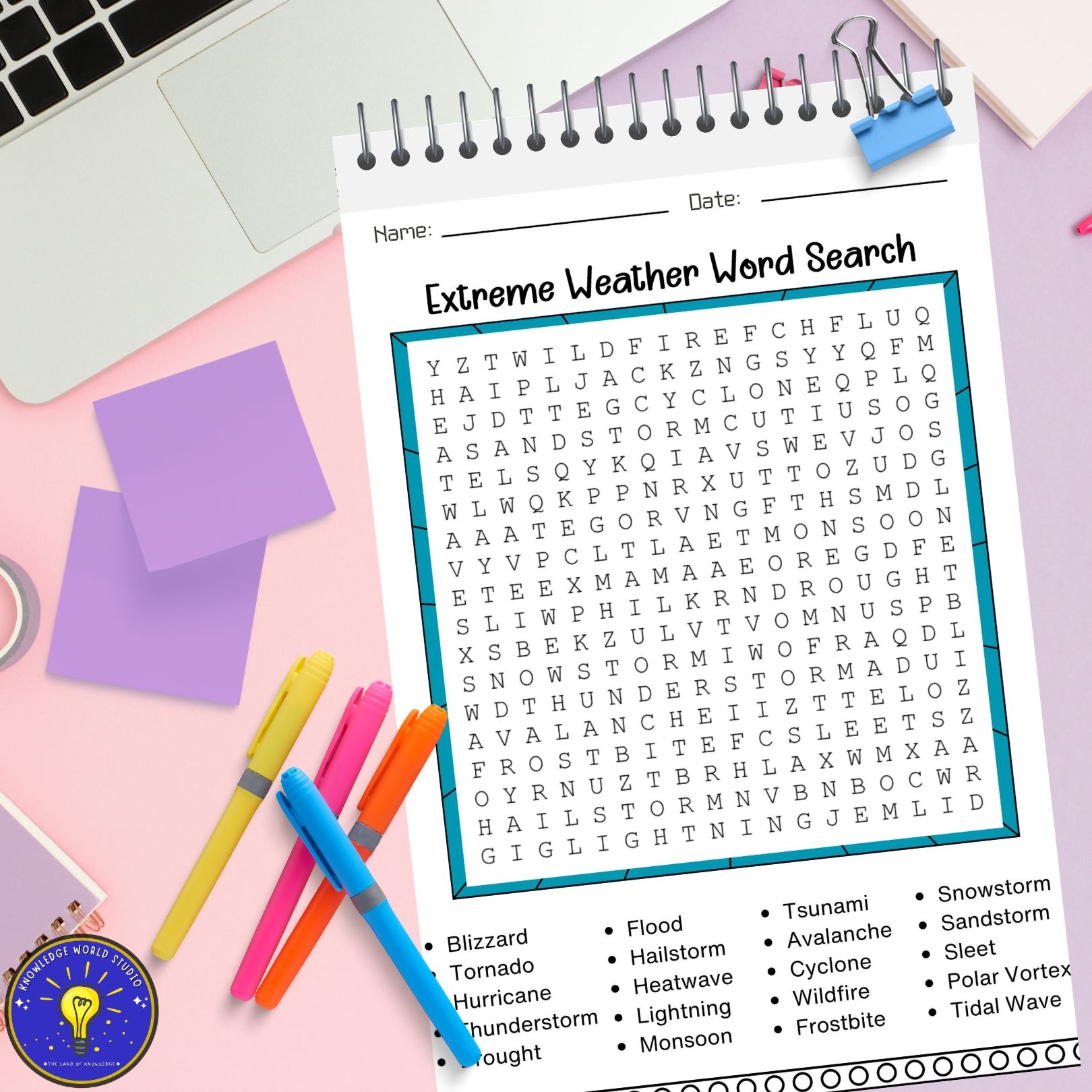 Extreme Word Search Free Printable