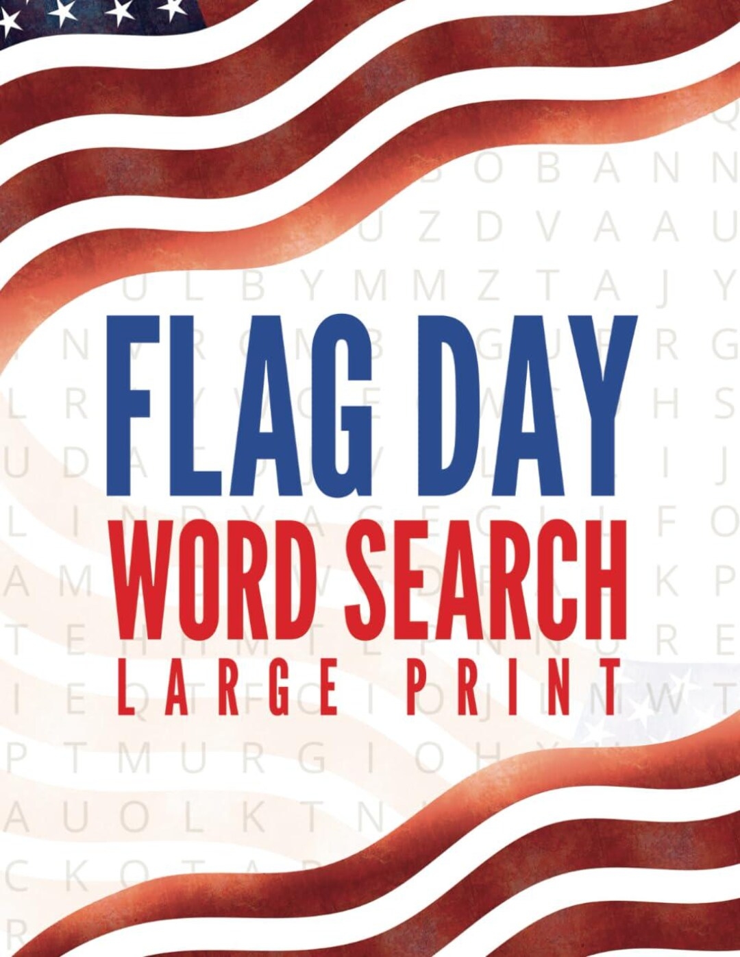FLAG Day WORD SEARCH Large Print Etsy