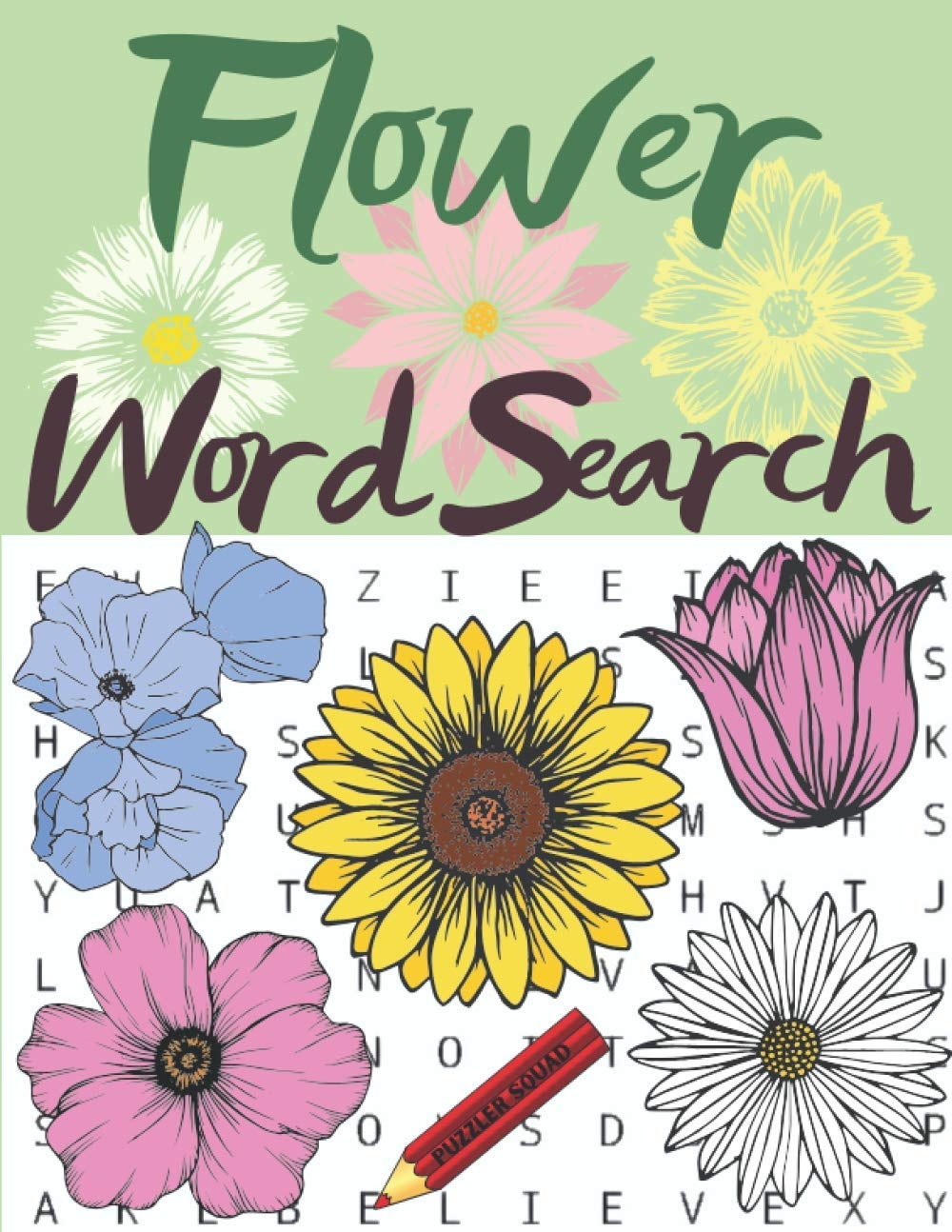 Flower Word Search Plant And Flower Lovers Word Search Large Desertcart Ecuador