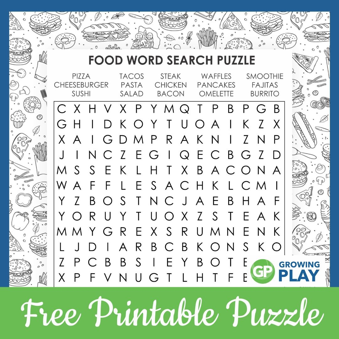 Printable Puzzles Word Search