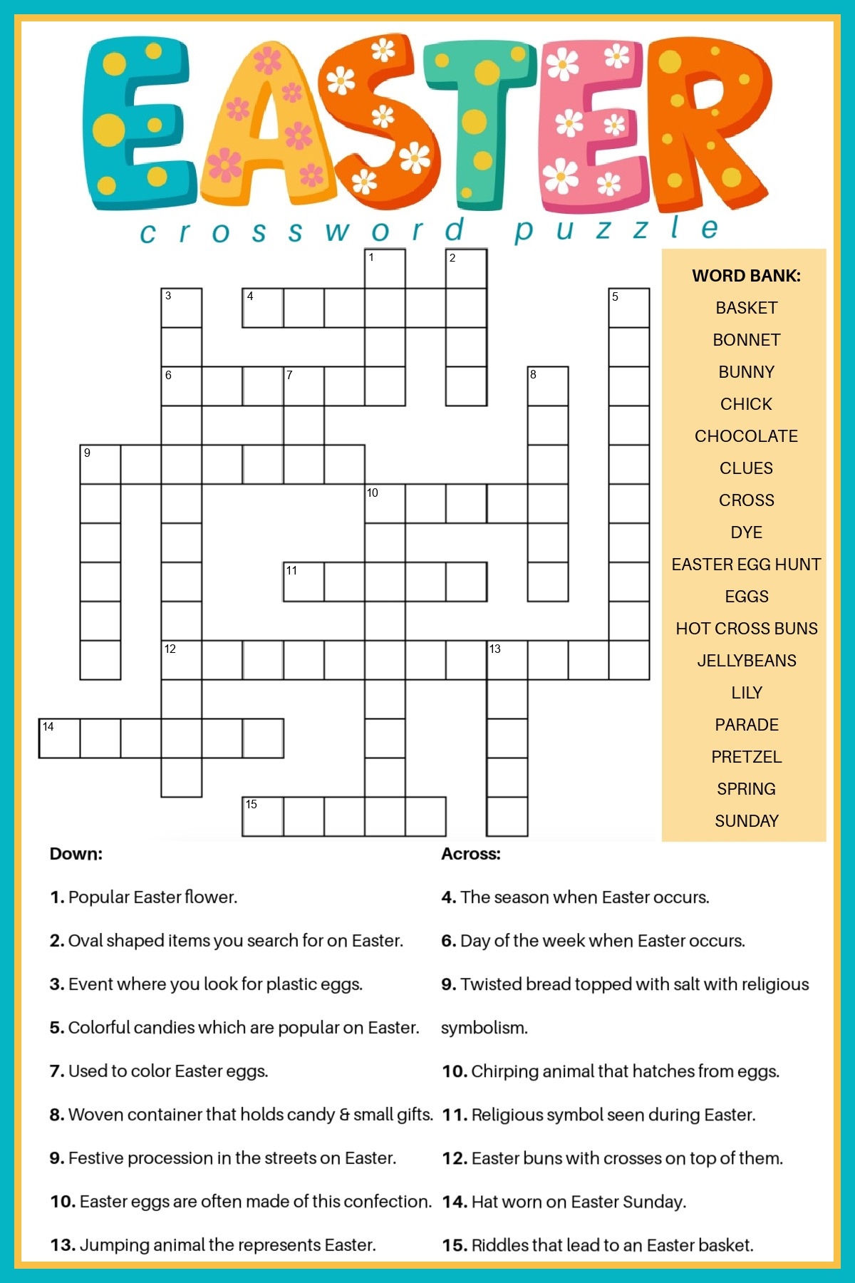 Easter Word Search Printable For Adults Hard