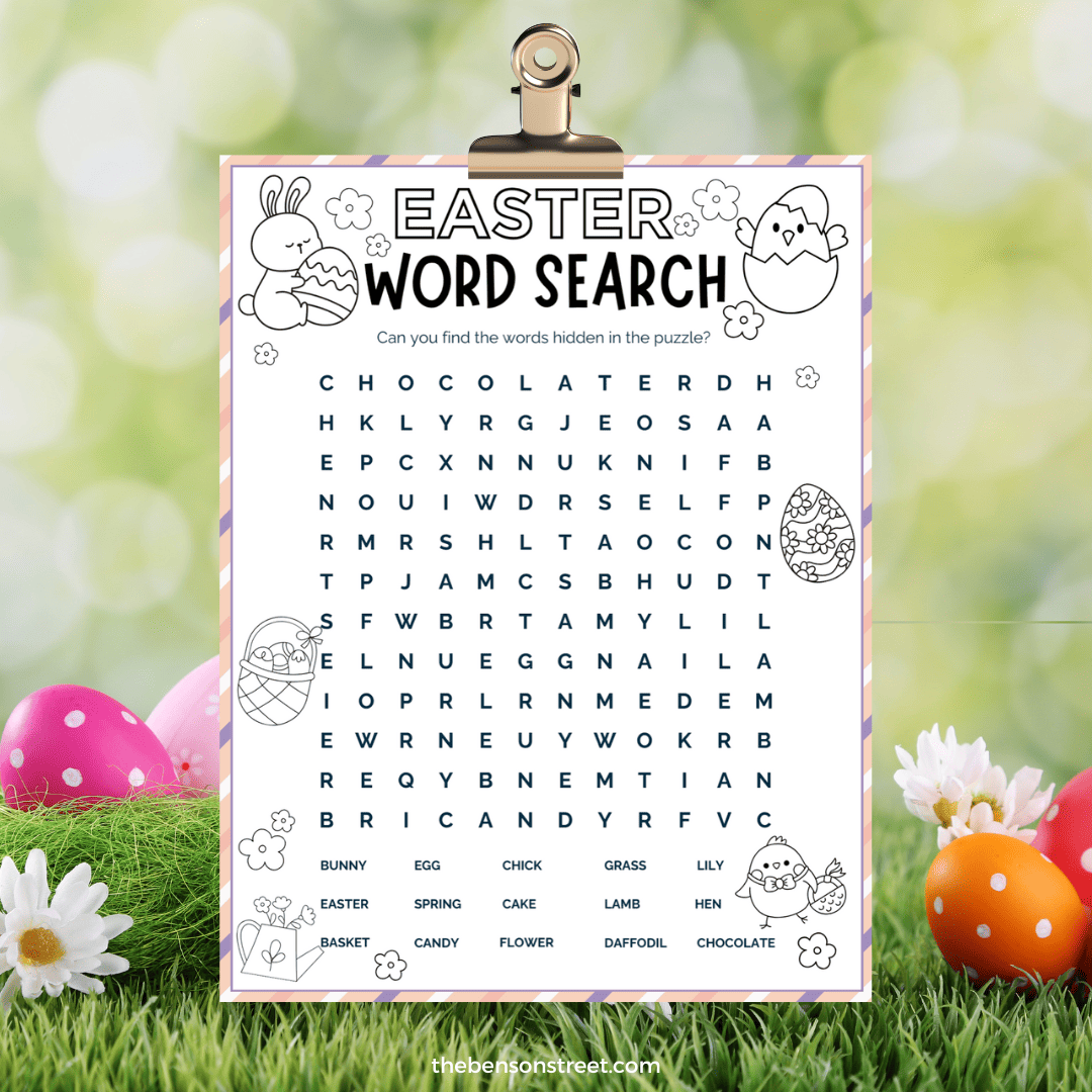 Easter Word Search Printable