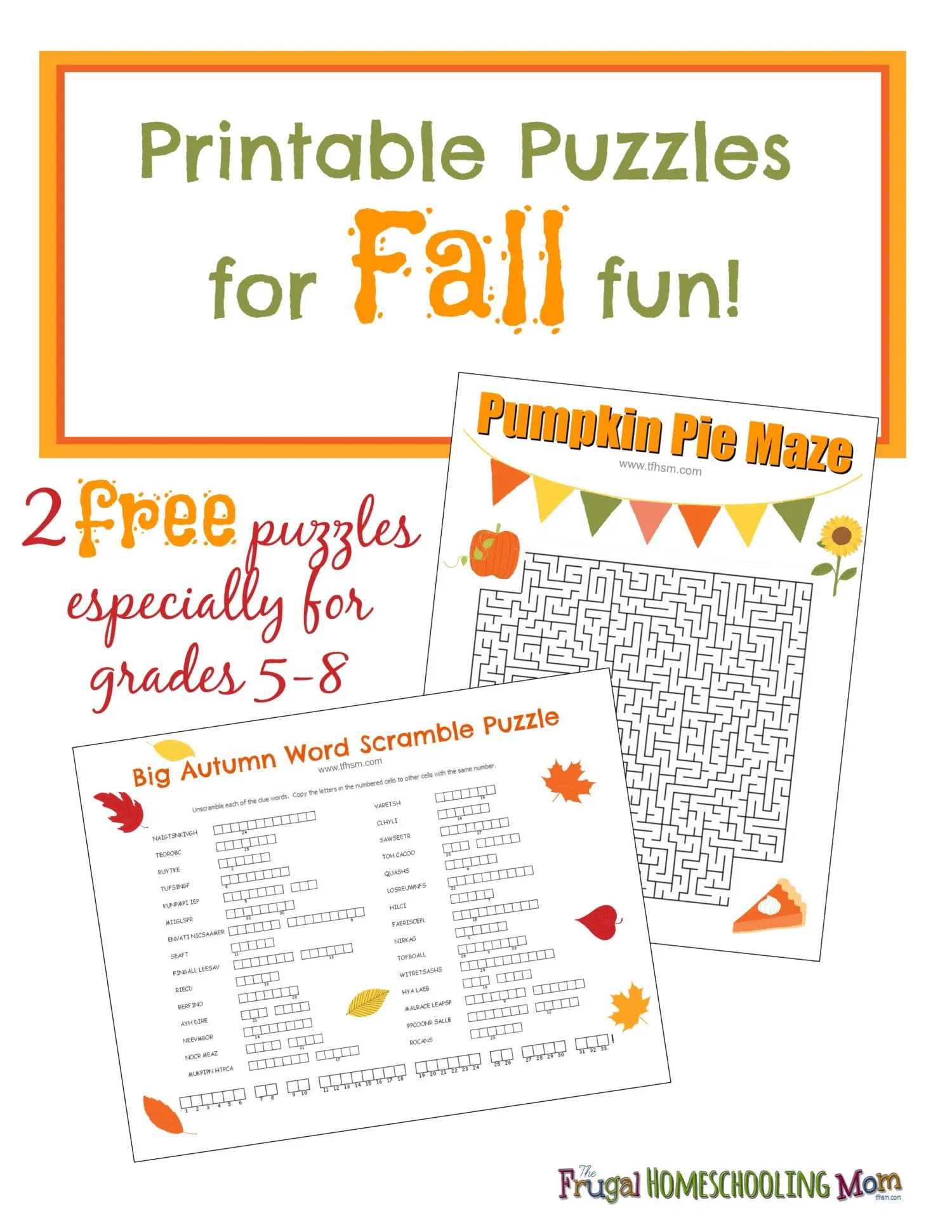 Free Printable Autumn Word Search For Adults