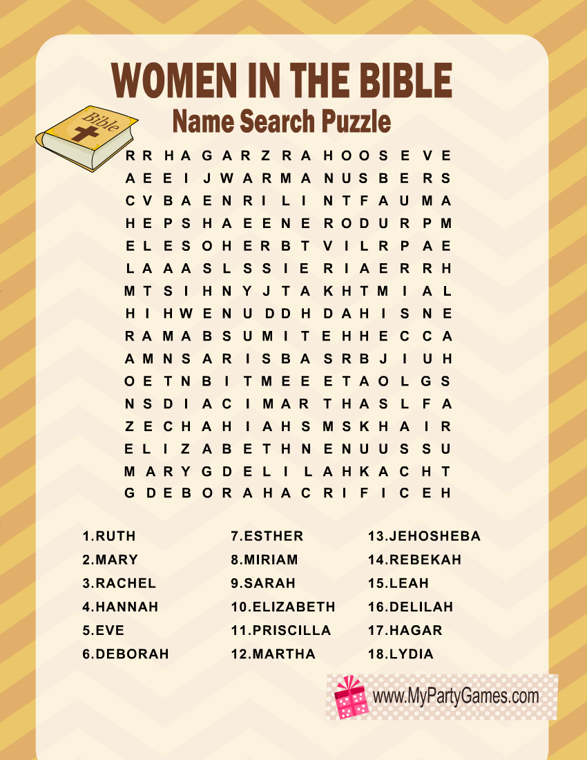 Free Printable Bible Word Search For Teens