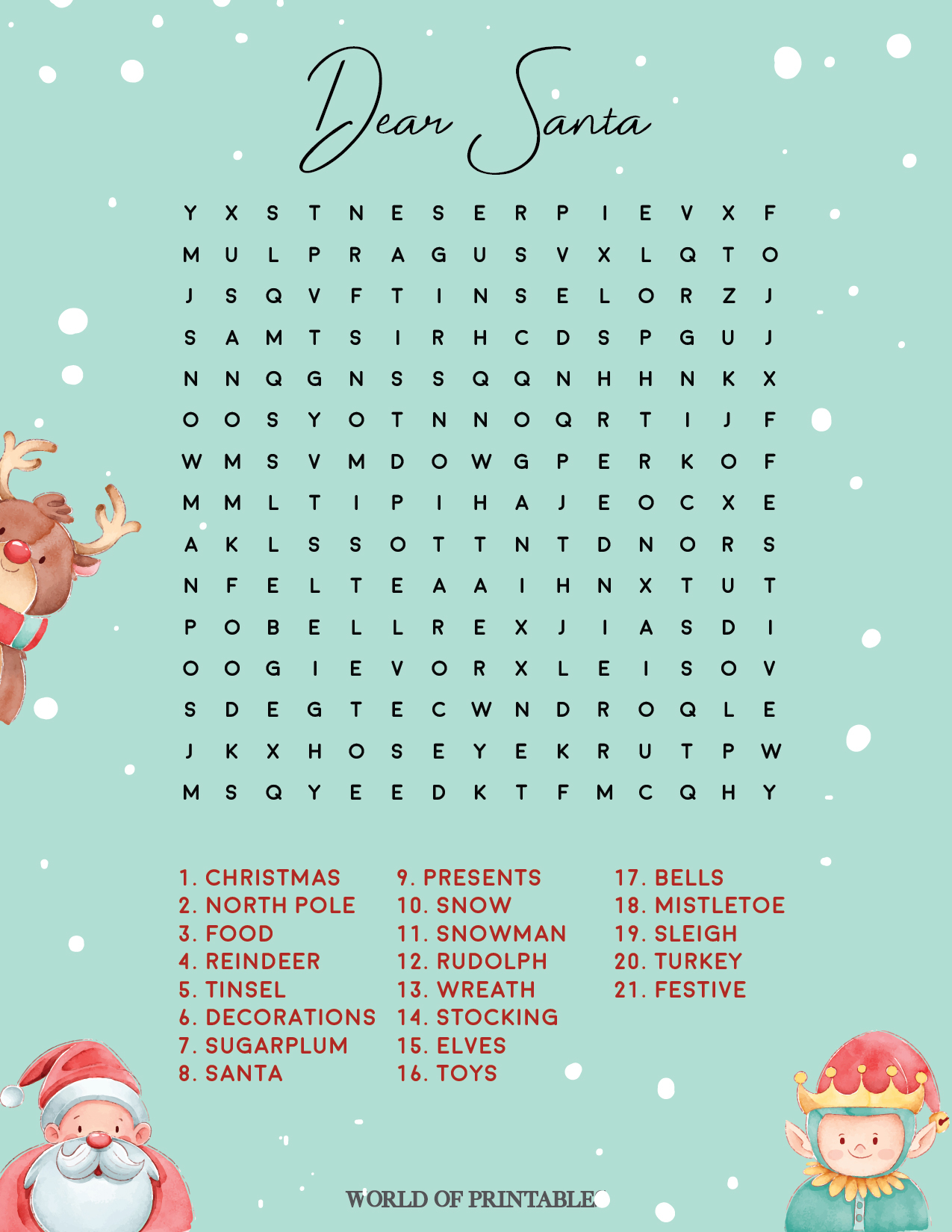 free printable christmas word search world of printables free printable christmas word search world of printables