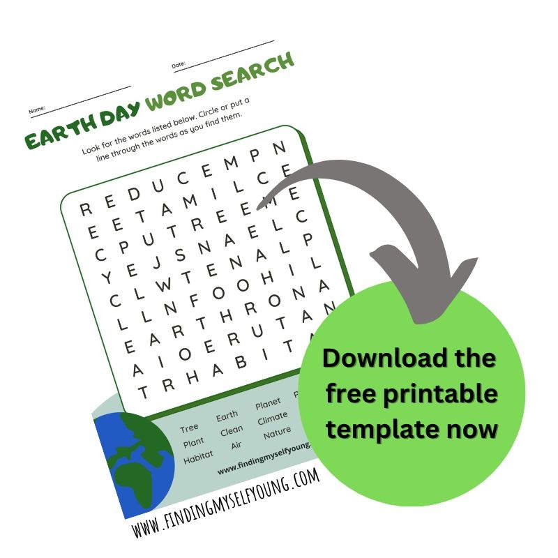 Free Printable Word Searches For Earth Day
