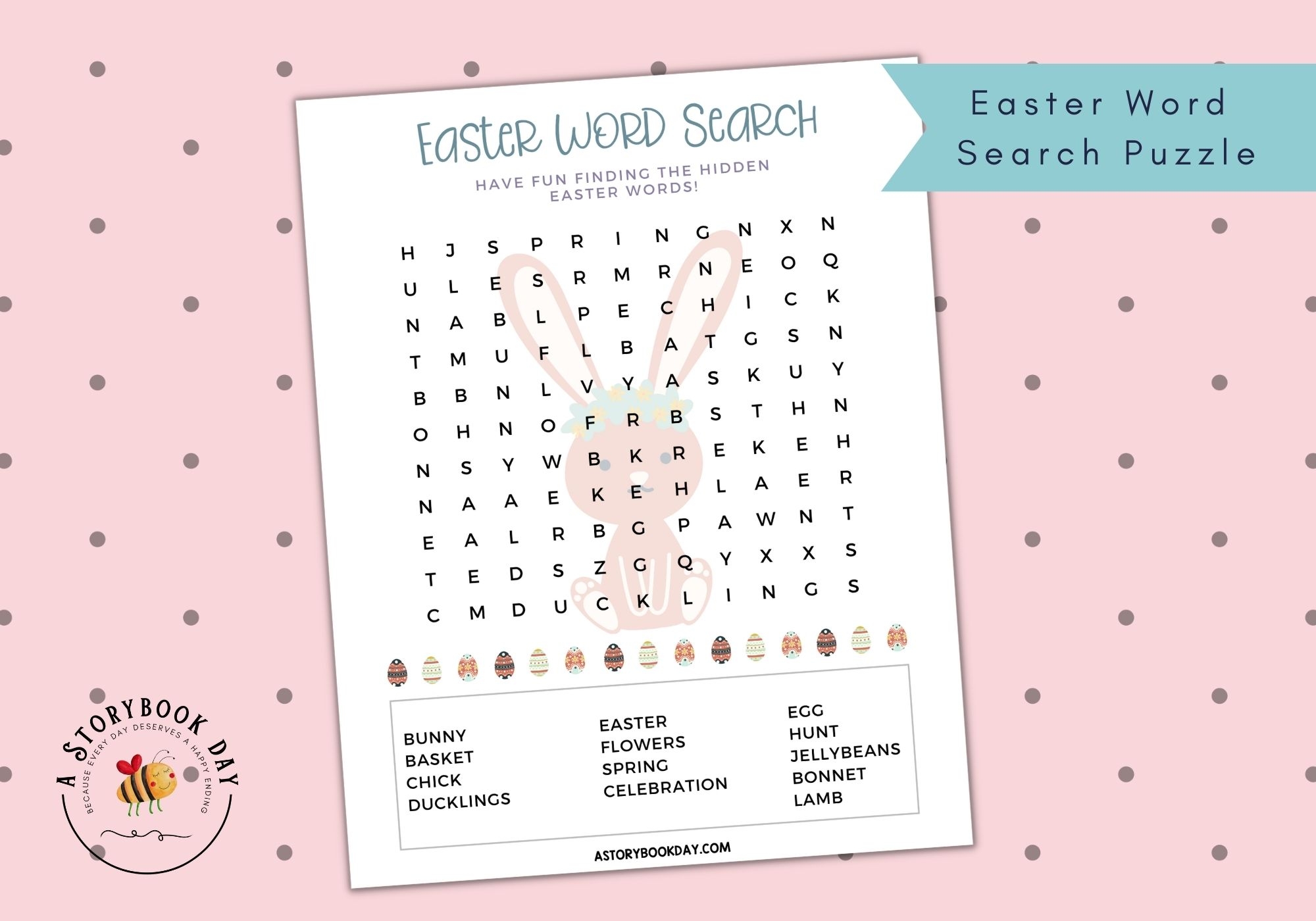 Printable Easter Word Search Puzzles