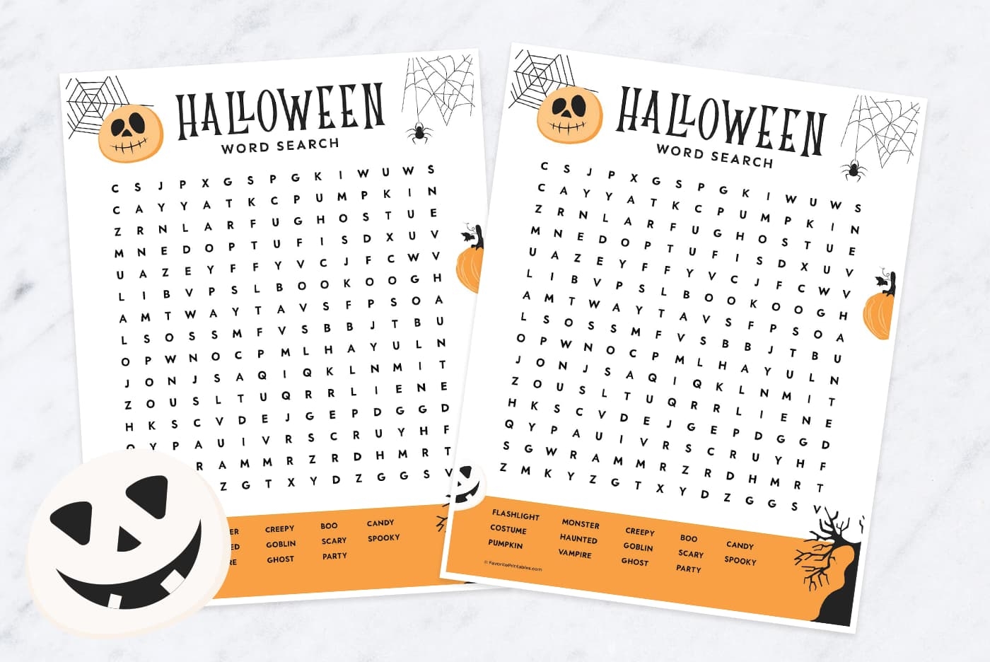 Free Printable Halloween Word Search