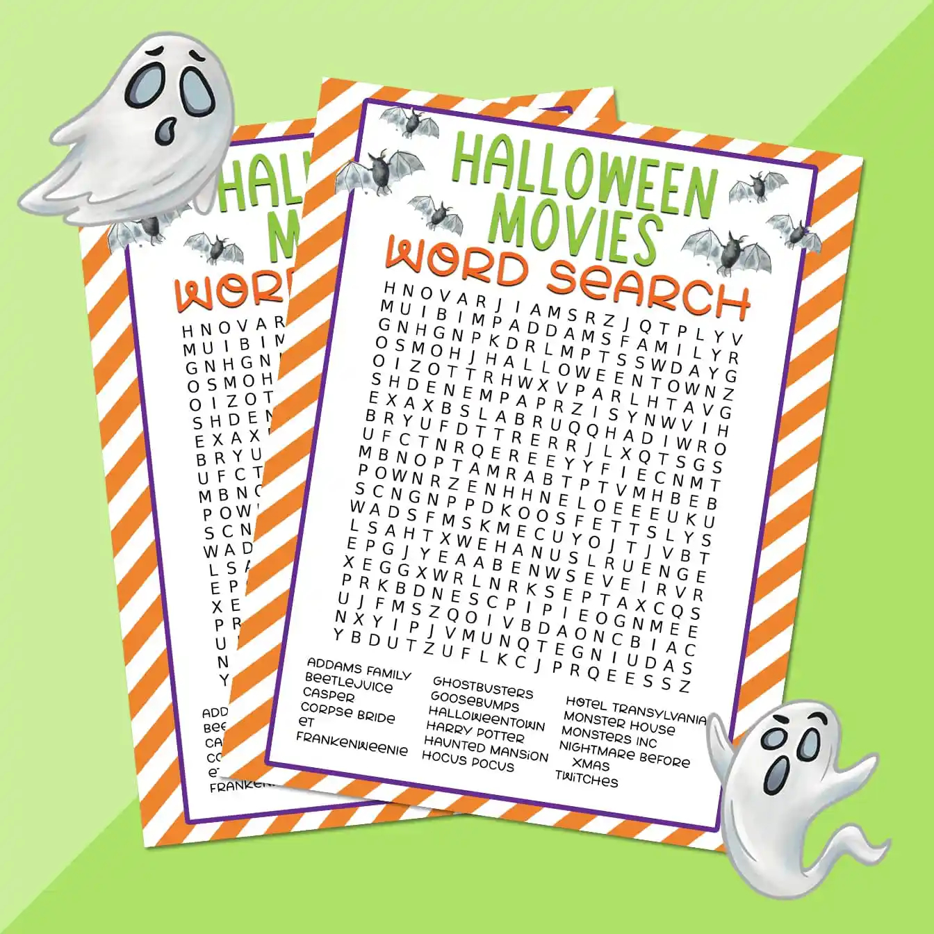 Halloween Word Search Printable Grade 3