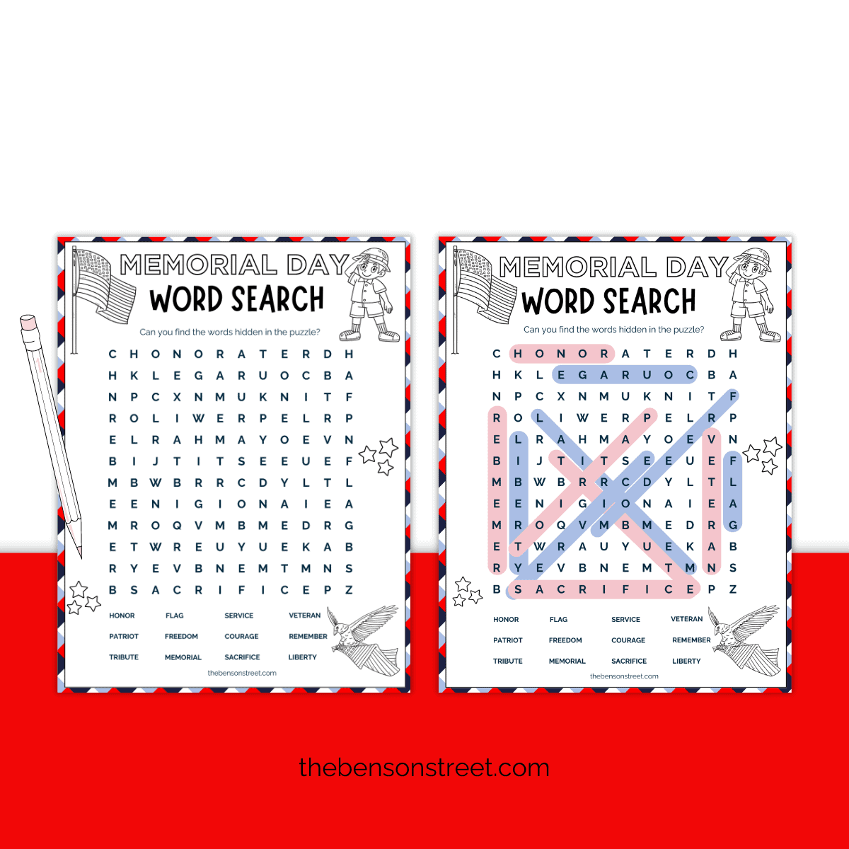Free Printable Memorial Day Word Search Game The Benson Street Free Printable Memorial Day Word Search Game The Benson Street