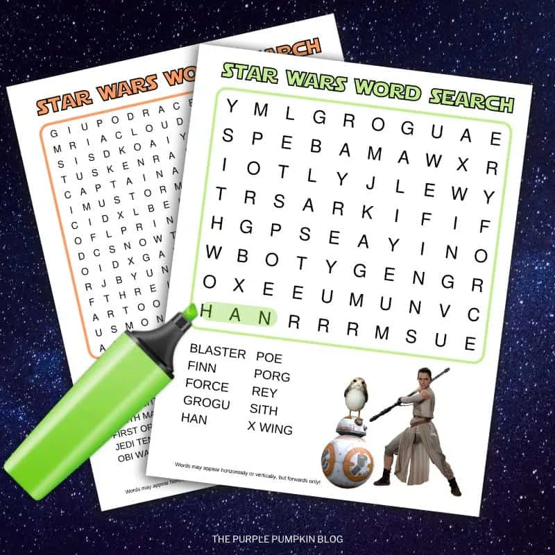 Printable Word Searches Star Wars