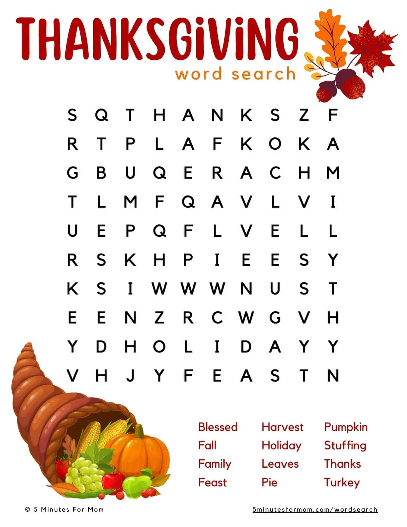 Medium Word Search Printable Free