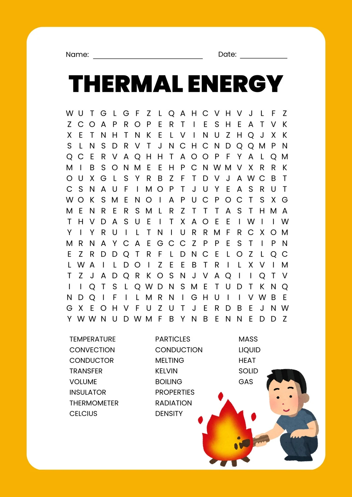 Free Printable Word Search Worksheet Templates Canva