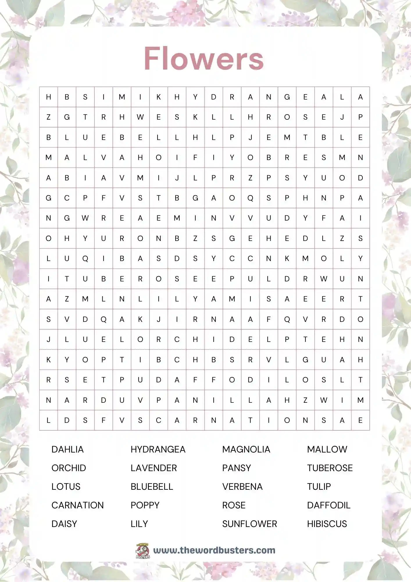  Free Printable Word Searches For Adults PDF