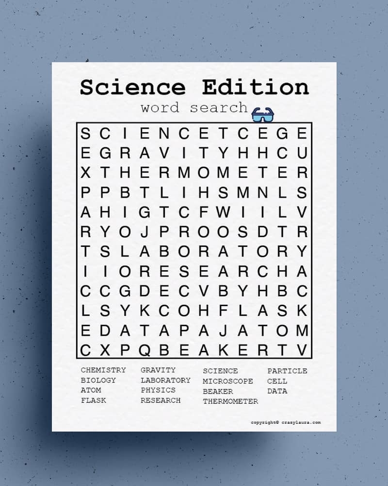Easy Word Search Printable Free Kids